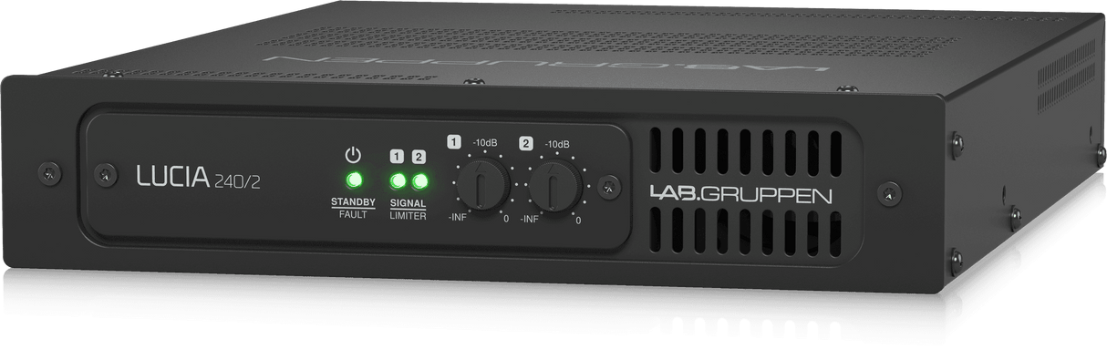 Lab Gruppen LUCIA 240/2 Compact Amplifier for Installations (2 x 120W) - LUCIA240/2