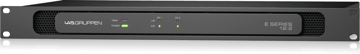 Lab Gruppen E12:2 - 1200 Watt Amplifier with 2 Flexible Output Channels for Installation Applications