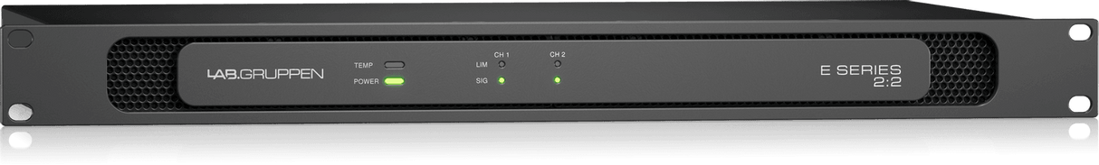 Lab Gruppen E2:2 - 200 Watt Amplifier with 2 Flexible Output Channels for Installation Applications