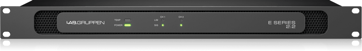 Lab Gruppen E2:2 - 200 Watt Amplifier with 2 Flexible Output Channels for Installation Applications