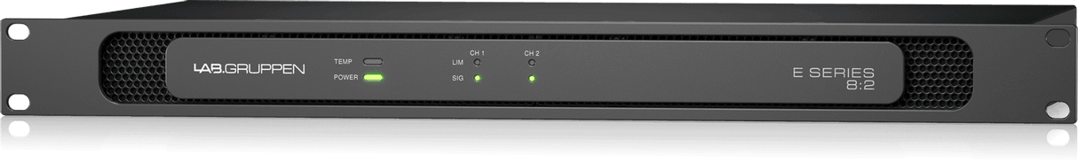 Lab Gruppen E8:2 Ampllfier 2-Channel Power Amplifier with Low Impedance and 70-100V Operation