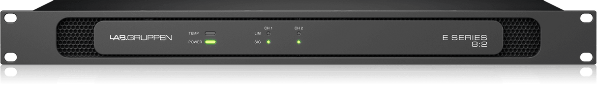 Lab Gruppen E8:2 Ampllfier 2-Channel Power Amplifier with Low Impedance and 70-100V Operation