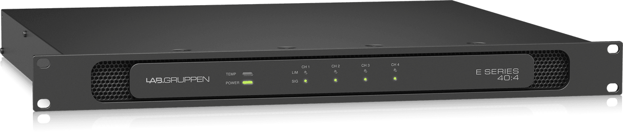 Lab Gruppen E 40:4 4,000 Watt Amplifier with 4 Flexible Output Channels for Installation Applications Creation Networks