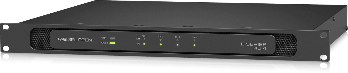 Lab Gruppen E 40:4 4,000 Watt Amplifier with 4 Flexible Output Channels for Installation Applications Creation Networks