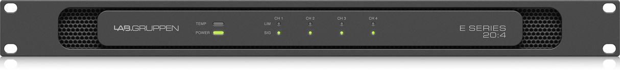 Lab Gruppen E 20:4 2,000 Watt Amplifier with 4 Flexible Output Channels for Installation Applications Creation Networks