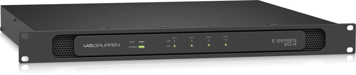 Lab Gruppen E 20:4 2,000 Watt Amplifier with 4 Flexible Output Channels for Installation Applications Creation Networks