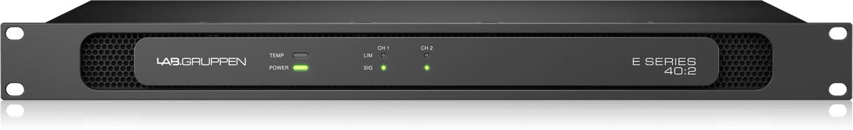 Lab Gruppen E 40:2 4,000 Watt Amplifier with 2 Flexible Output Channels for Installation Applications Creation Networks
