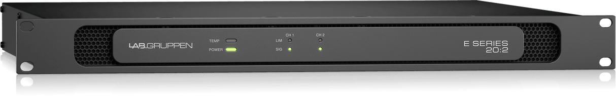 Lab Gruppen E 20:2 2,000 Watt Amplifier with 2 Flexible Output Channels for Installation Applications Creation Networks