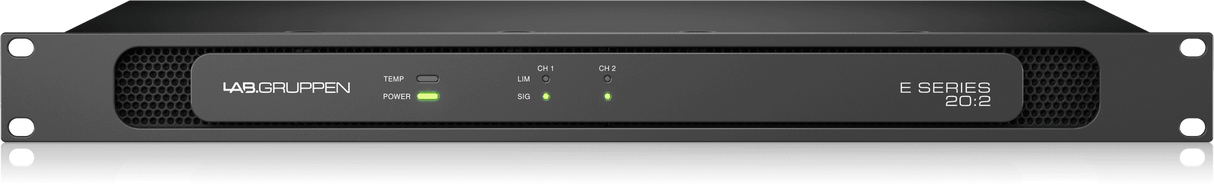 Lab Gruppen E 20:2 2,000 Watt Amplifier with 2 Flexible Output Channels for Installation Applications Creation Networks