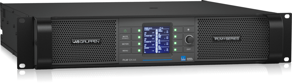 Lab Gruppen PLM 12K44 SP 12,000W 4-Channel Amplifier with Lake DSP and Network (speakON) - PLM12K44/SP