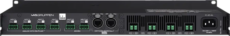 Lab Gruppen D 40:4L 4000W Amplifier with 4 Flexible Output-Channels, Lake Digital Signal Processing and Digital Audio Networking for Installation Applications Audio Amplifiers Lab Gruppen