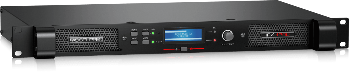 Lab Gruppen IPX 1200 Compact 1200W 2-Channel DSP Controlled Power Amplifier - IPX 1200