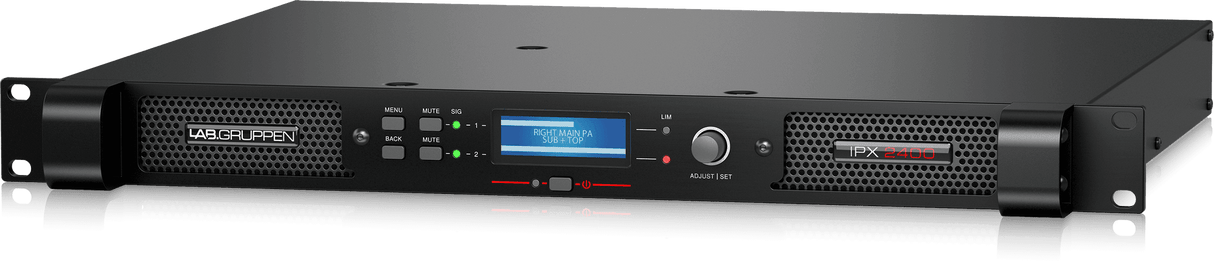 Lab Gruppen IPX 2400 Compact 1200W 2-Channel DSP Controlled Power Amplifier - IPX 2400