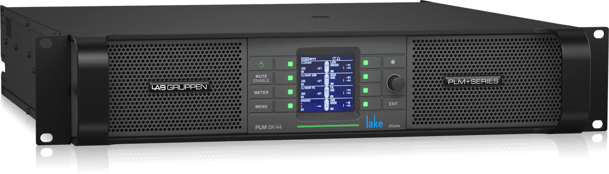 Lab Gruppen PLM 8K44 SP 8000W 4-Channel Amplifier with Lake DSP and Network (speakON) - PLM8K44/SP