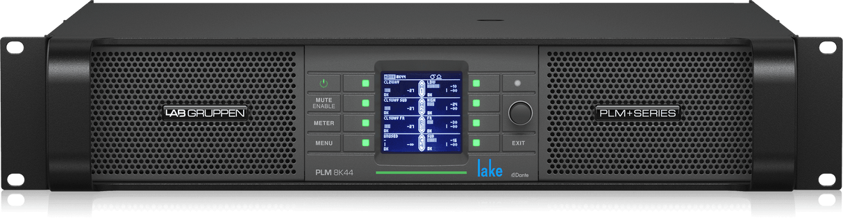 Lab Gruppen PLM 8K44 SP 8000W 4-Channel Amplifier with Lake DSP and Network (speakON) - PLM8K44/SP