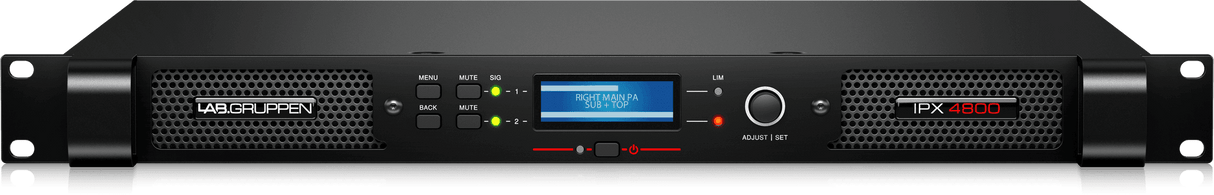 Lab Gruppen IPX 4800 Compact 4,800-Watt 2-Channel DSP-Controlled Power Amplifier Creation Networks