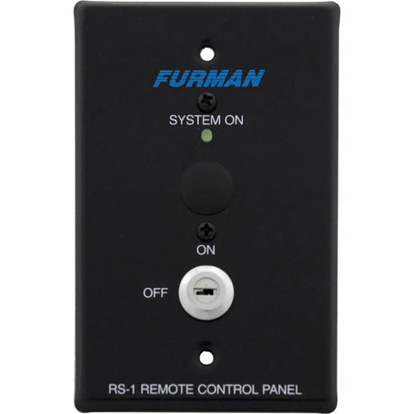 Furman RS-1 System Control Panel, Maintained Key Switch Accessories Furman