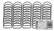 Listen Technologies LA-448 Metal D-Rings 50 count