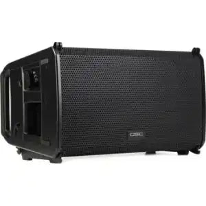 QSC LA112 2,400W 12-inch Active Line Array Speaker and LS118 4000W 18 inch Powered Subwoofer Pole Mount System