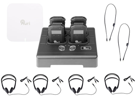 Listen Technologies LAS-04-W-A1 – Auri ADA Compliance System 4, White Auri System Listen Technologies