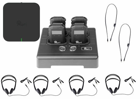 Listen Technologies LAS-04-B-A1 – Auri ADA Compliance System 4, Black Auri System Listen Technologies