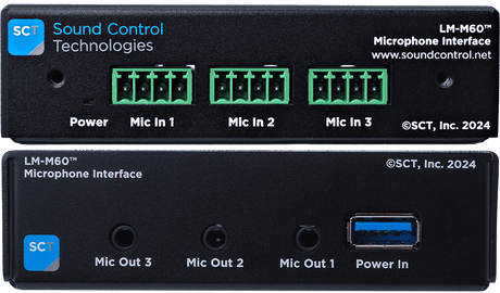 Sound Control Technologies LM-M60 – Table Mic 60 Adapter for Cisco Codec Plus and EQ Replacement Modules Sound Control Technologies