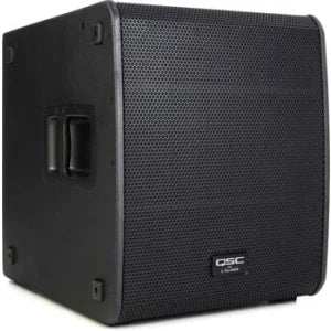 QSC LA112 2,400W 12-inch Active Line Array Speaker and LS118 4000W 18 inch Powered Subwoofer Pole Mount System