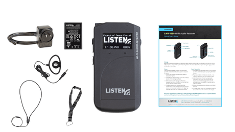 Listen Technologies LWR-1050-MH-P2 – Meetinghouse Wi-Fi Audio Receiver Wi-Fi Listen Technologies
