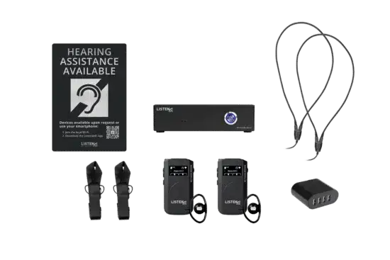 Listen Tech 2 Channel Wi-Fi System with 2 receivers (Dante) - LWS-02-A1-D