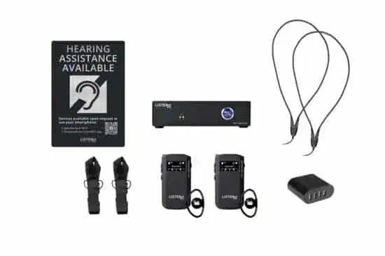 Listen Tech LWS-02-A1 2 Channel Wi-Fi System with 2 receivers
