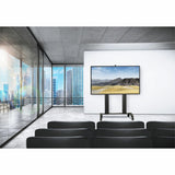 Peerless-AV SR598-HUB2 cart with 85-inch Microsoft Surface Hub 2S deployed in a conference room