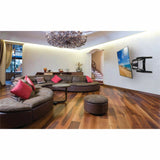 Peerless-AV OSUA771PU wall mount holding OLED display in living room setting
