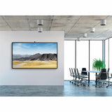 Peerless-AV SF680P-HUB2 flat wall mount installed with 85in Microsoft Surface Hub 2S in office