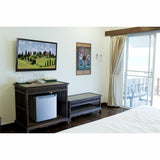 Peerless-AV HPF650 pull-out pivot wall mount installed with a flat panel display