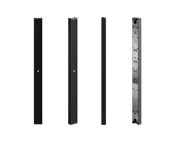 K-Array Vyper KV52F II Ultra-flat, 50cm-long, aluminum line array element with 8x1" cones (Black)