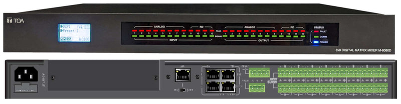 TOA Electronics Digital Matrix Mixer - M-8080D-AM
