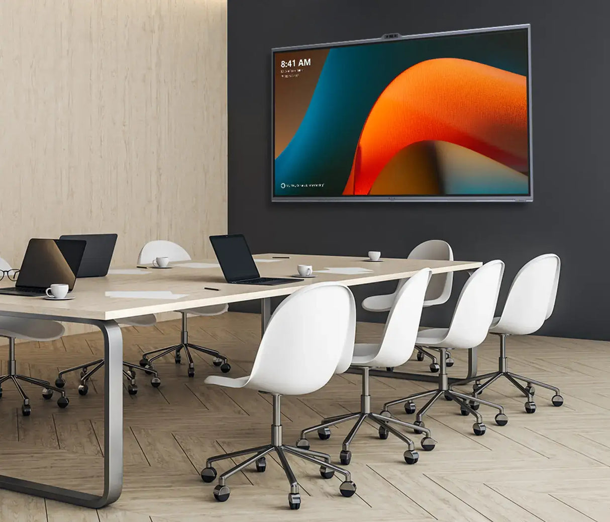MaxHub V865T XBoard V7 86" Microsoft Teams Room Display & ST33M Mobile Stand
