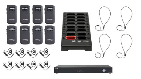 Listen Technologies MHS1-08-W1 – Meetinghouse 8-Channel Wi-Fi Audio System Wi-Fi System Listen Technologies
