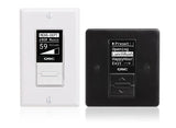 QSC MP-MFC Decora-Style Wall Controller for MP-M Series Mixers, Black