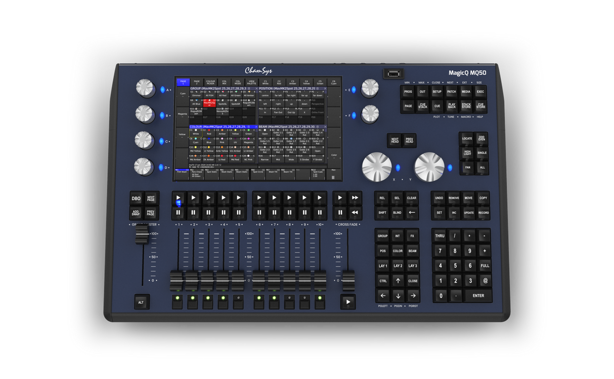 ChamSys MagicQ MQ50 Compact Console Lighting Control Console ChamSys