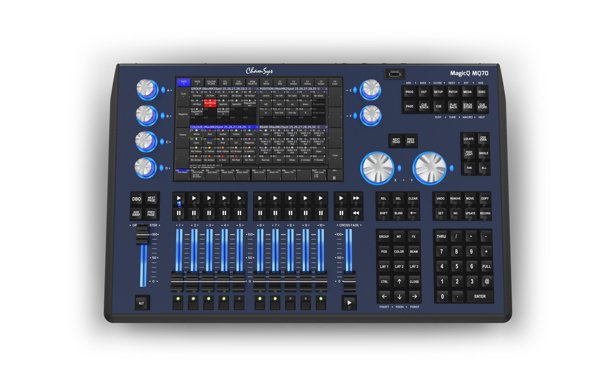 ChamSys MagicQ MQ70 Compact Console Lighting Control Console ChamSys