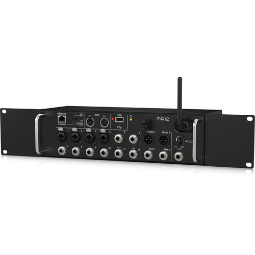 Midas MR12 12-Input Digital Mixer for iPad/Android Tablets with Wi-Fi and USB Recorder