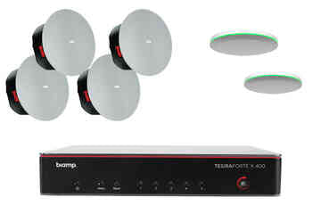 Biamp Tesira MRBX-L-X400-C Large Room Electronics Only Bundle w/ceiling mic and amp - 951.1817.900