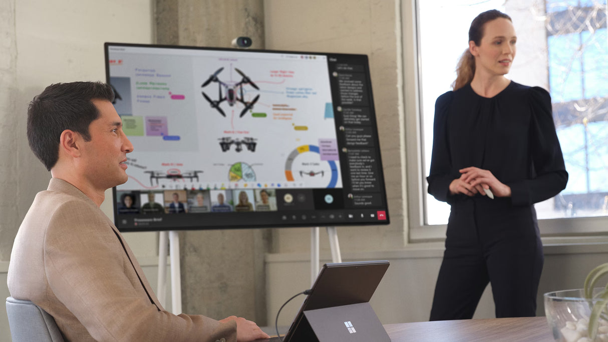 Microsoft Surface Hub 3 for Business - 50" LCD - Intel Core i5 - 32 GB - TAA Compliant Interactive Displays Microsoft