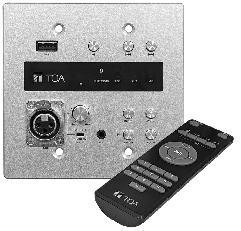 TOA Electronics Audio Interface with USB and Bluetooth - MW-41BT-AM