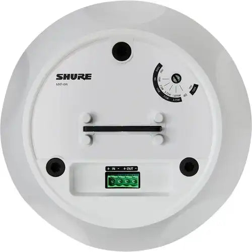 Shure MXP-6 Microflex Passive Pendant Conferencing Loudspeaker (White, Single)