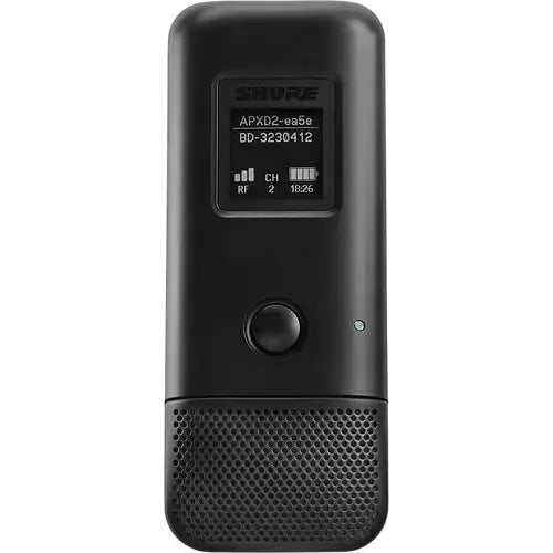 Shure MXW neXt 2 MXW6X/C=-Z10 Wireless Cardioid Boundary Microphone Transmitter (Black, 1.9 GHz)