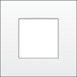 Crestron FP1-120-INTENSE – Single-Gang Faceplate, Niko Intense, White Accessories Crestron