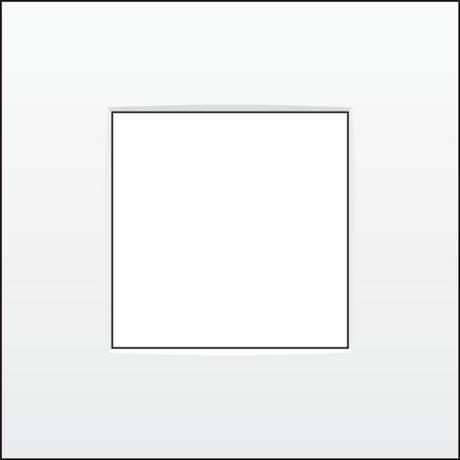 Crestron FP1-120-INTENSE – Single-Gang Faceplate, Niko Intense, White Accessories Crestron