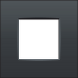 Crestron FP1-122-INTENSE – Single Gang Faceplate, Intense, Anthracite Crestron